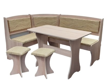 rohovy jidelni set burewala s taburety dub sonoma latka monaco 5 let zaruka img mf mku sestavaroh ds k 1 fd 99