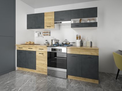 kuchyne espero 260 cm antracit img acr espero 260 a dc 12 fd 99