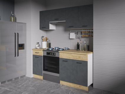 kuchyne espero 180 cm antracit kraft img acr espero 180 a dc 13 fd 99