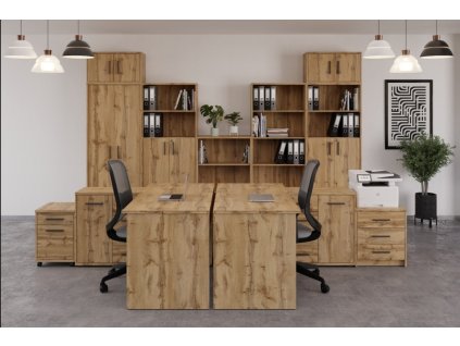 kancelarska sestava nejby gianni 8 dub wotan 1 img la nejby jh s8 dw k 1 fd 99