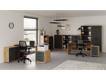 kancelarska sestava nejby gianni 9 dub wotan antracit 1 img la nejby jh s9 dw a k 1 fd 99