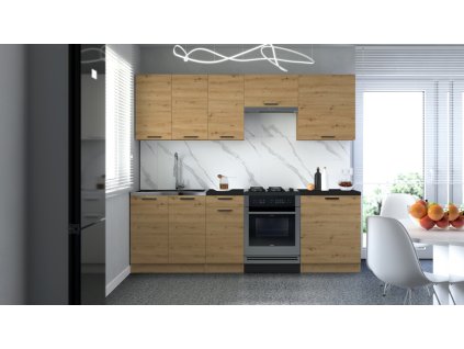 kuchyne mallem 180 240 cm bez pracovni desky artisan 1 img em combo 240 a 1 fd 99