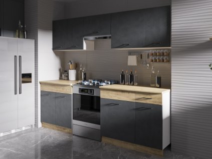 kuchyne pietrus 180 240 cm antracit dub craft img acr espero 240 a dc 1 fd 99