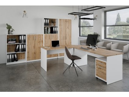 kancelarska sestava nejby gianni 11 bila dub wotan 1 img la nejby jh s11 b dw k 1 fd 99