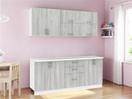 kuchyne tilero 200 cm borovice natty img kst liora 200 bornatty 4 fd 99