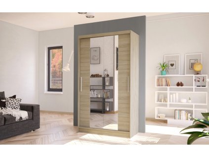 satni skrin posuvnymi dvermi zrcadlem silverio sonoma p 253124 img 253124 fd 99