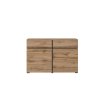 komoda chest cross 2 doors 2 drawers wotan oak wotan oak black img he 24n6my45 4 fd 11