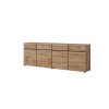 komoda chest cross 4 doors 4 drawers wotan oak wotan oak black img he 24n6my25 5 fd 11