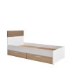 postel kry 822 mb 3 100x200 cm se zasuvkama italsky dub bila img ar kry 822 mb 3 5 fd 11