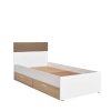 postel kry 822 mb 3 100x200 cm se zasuvkama italsky dub bila img ar kry 822 mb 3 7 fd 11
