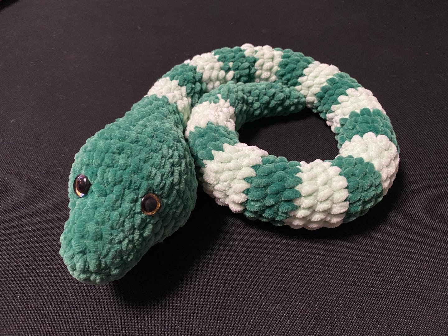 Háčkovaný Had Barva: Zelená