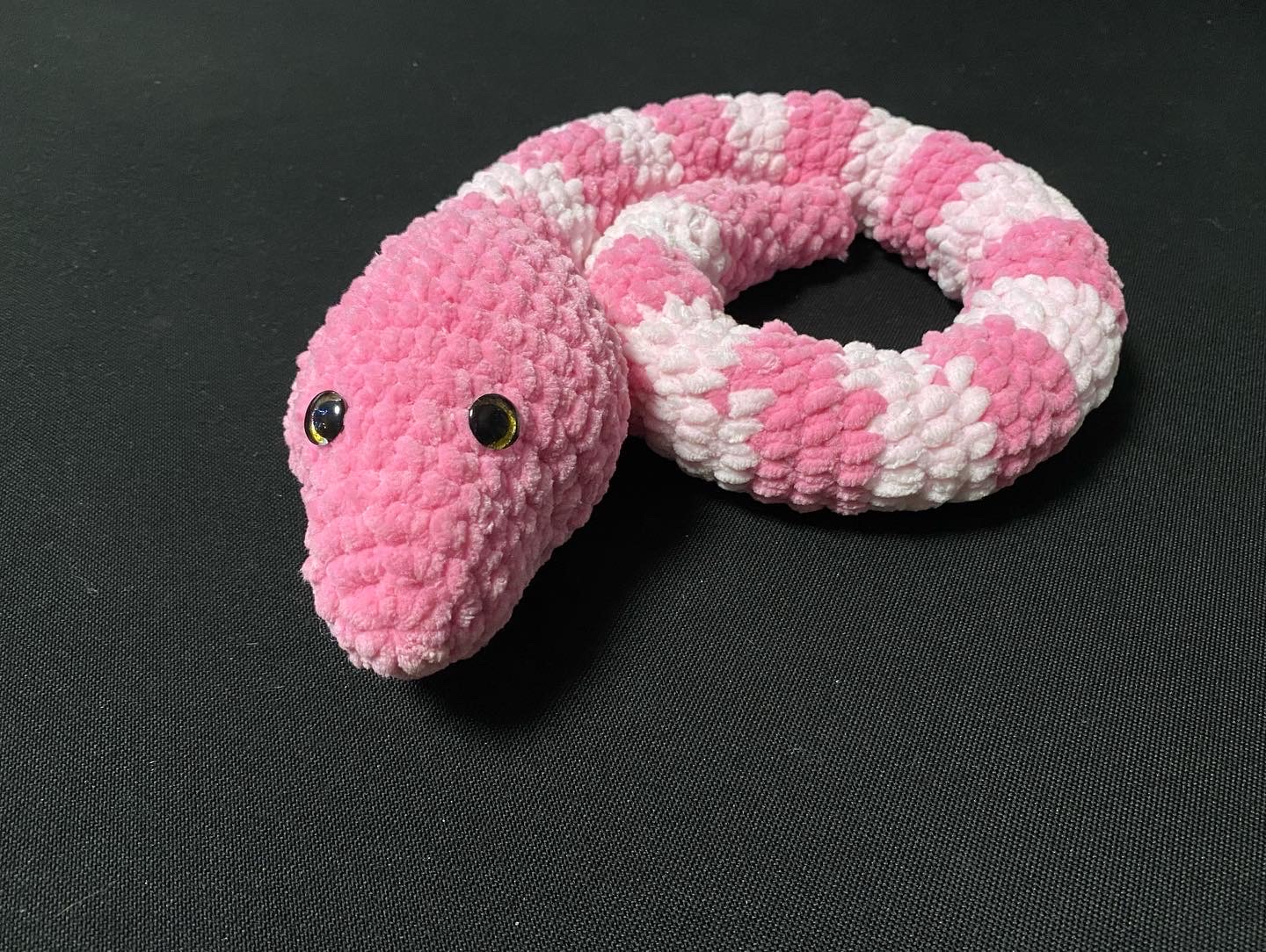 Háčkovaný Had Barva: Růžová