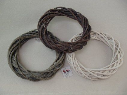 věnec proutí 3A1008, průměr 25 cm (Barva šedý)