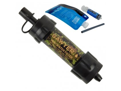 Vodní cestovní filtr SAWYER SP128 MINI Filter CAMO