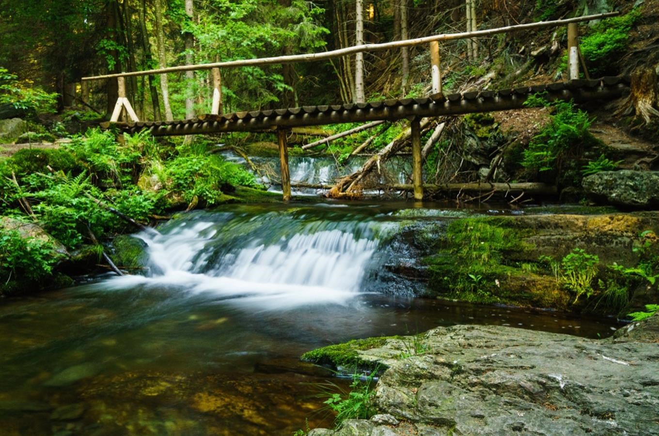 Údolí Bílé Opavy v Karlově Studánce