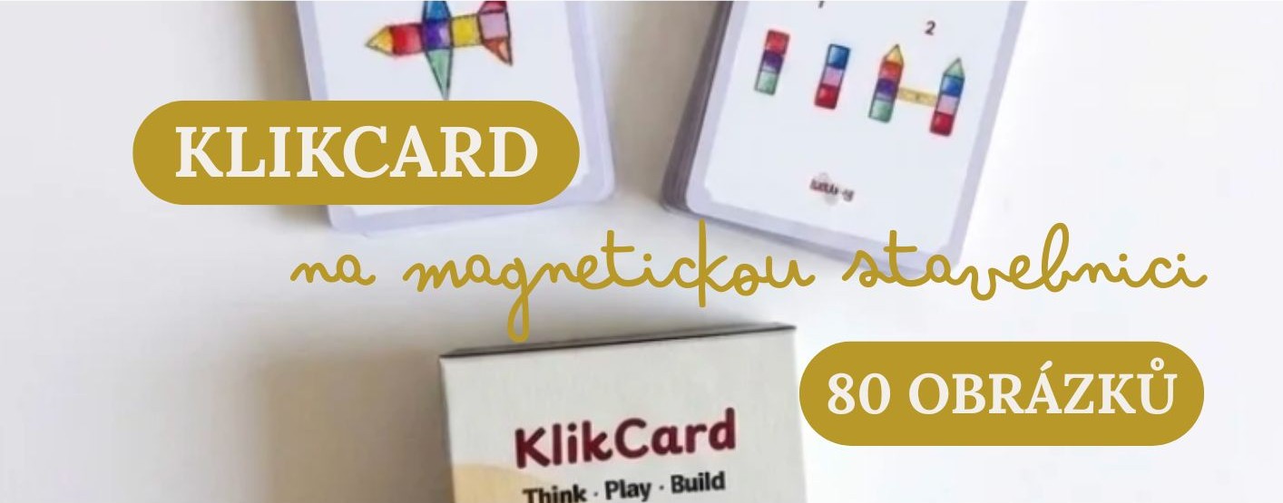 KlikCard pro magnetické stavebnice