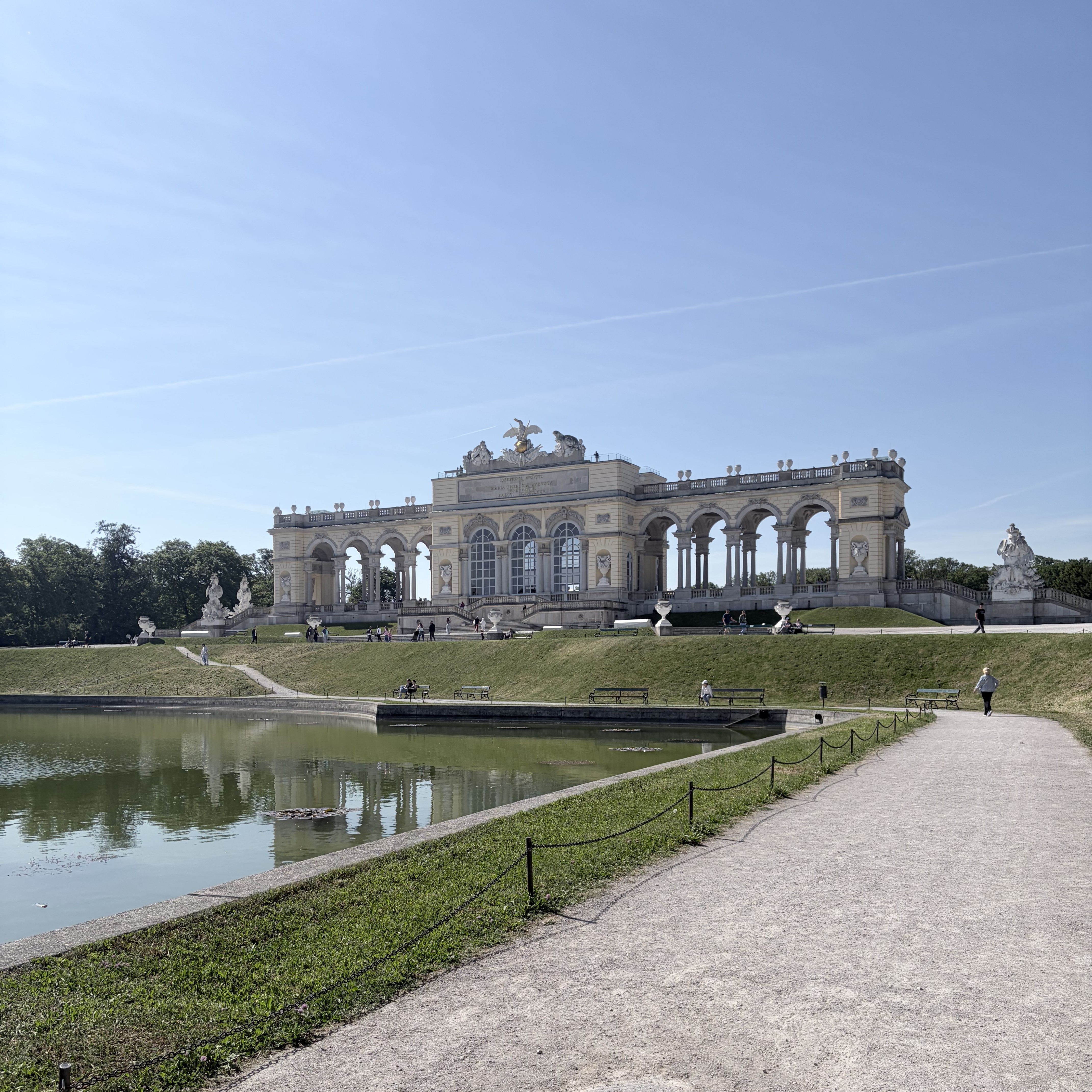 Schönbrunnský park ve Vídni