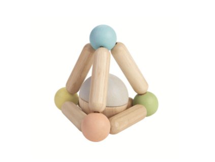 PlanToys Tvarovací chrastítko - Triangle "PlanLifestyle"
