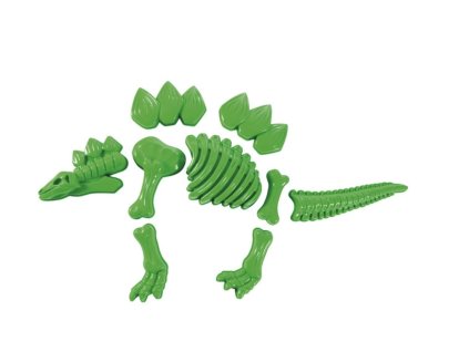 Stegosaurus zelený set formiček na písek