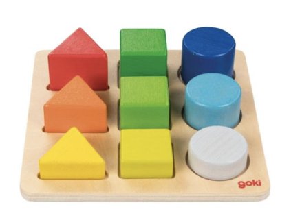 GOKI Vkládačka/puzzle Tvary
