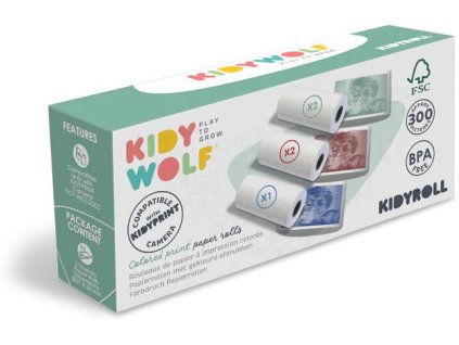Fotopapír do instantního fotoaparátu Kidywolf - Barevný papír