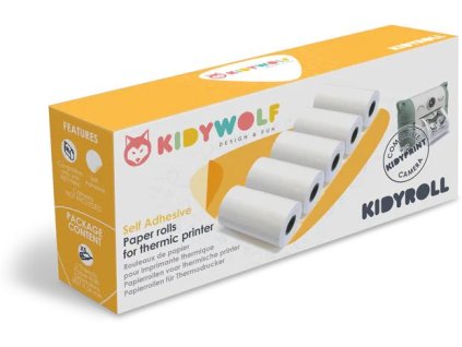 Fotopapír do instantního fotoaparátu Kidywolf - samolepící papír