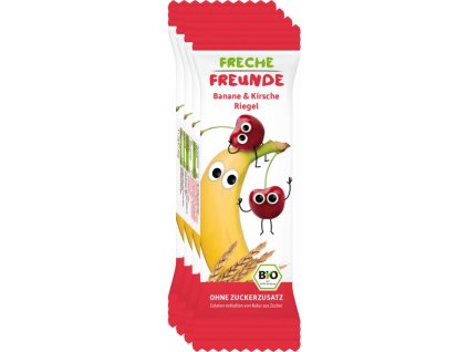 125 1 6969 bio ovocna tycinka banan a tresen 4 pack 4x23g