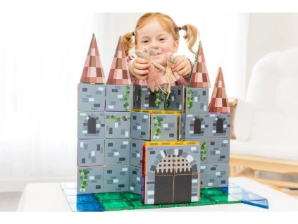 Learn & Grow Toys - Magnetické podložky Zámek 40ks