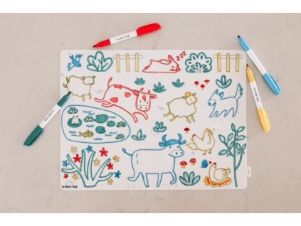 Silikonové omalovánky - Farma