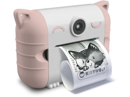 Instantní dětský fotoaparát Kidyprint Kidywolf - růžový