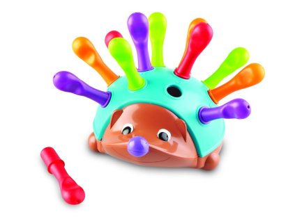 Kdo nasadí ježkovi Spikeovi všechny barevné ostny? - Hra pro jemnou motoriku | Learning Resources