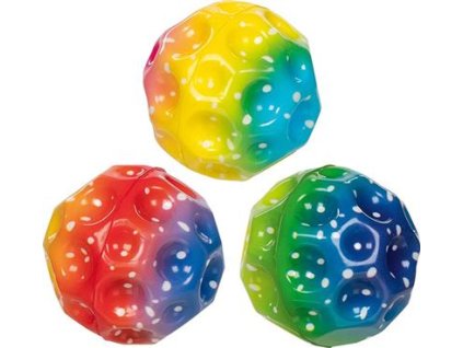 GOKI Extrémně vysoko skákací duhový míček – mega výskok1