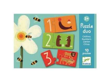 DJECO Duo puzzle Čísla 1