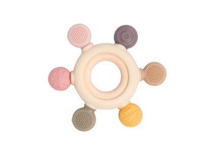 Silikonové kousátko B Multi Sensory Ring1