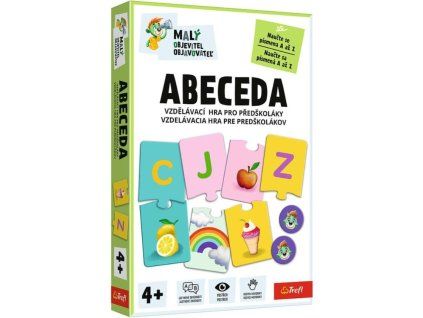 Trefl Malý objevitel Abeceda vzdělávací společenská hra1