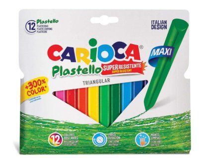Carioca Maxi Plastello voskovky 12ks1