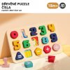 Vkládací puzzle Čísla - 15 dílků
