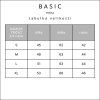 Basic Trička tabulka velikostí dámské tričko 3 4