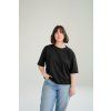 Damske tricko cerne Oversize Basic Tricka