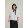 Damske tricko bile Oversize Basic Tricka