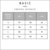 Basic Trička tabulka velikostí dámské tričko oversize