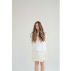 Damske tricko bile Oversize Basic Tricka