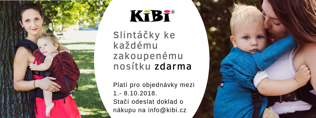 Slintáčky k nosítku Kibi zdarma