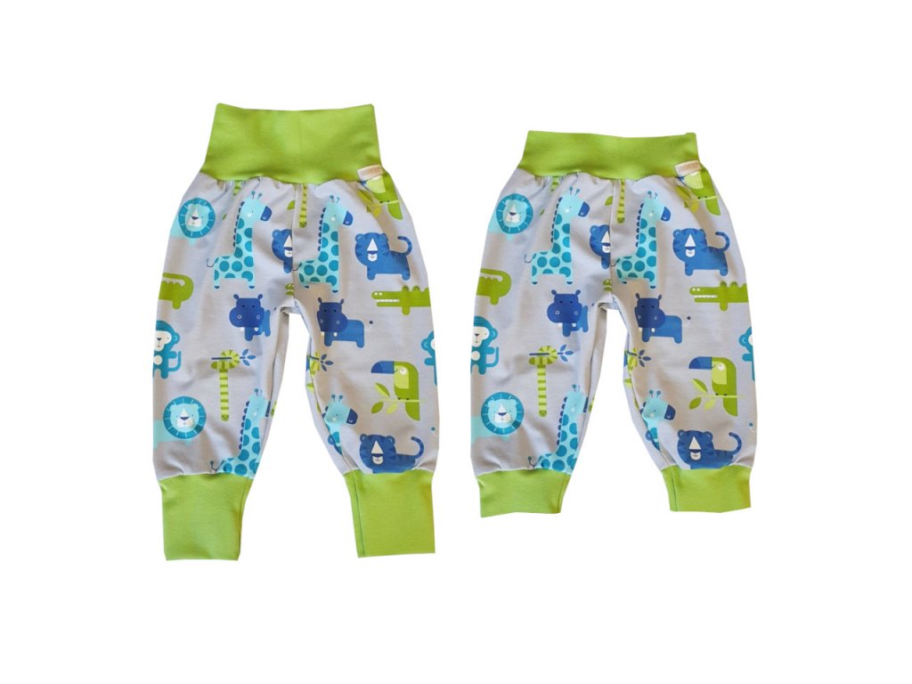 Dětské rostoucí kalhoty GROW - lehké (různé vzory) - Nejen pro děti