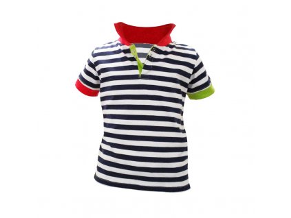 Dětské tričko s límečkem NAVY námořník