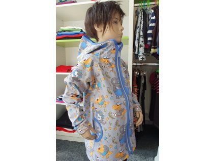 Dětská softshellová bunda lehká - barevné varianty