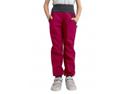 Unuo, Dětské softshellové kalhoty bez zateplení Street - různé barvy