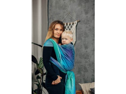 Baby Wrap PEACOCK’S TAIL - FANTASY (Velikost 5,2 m)