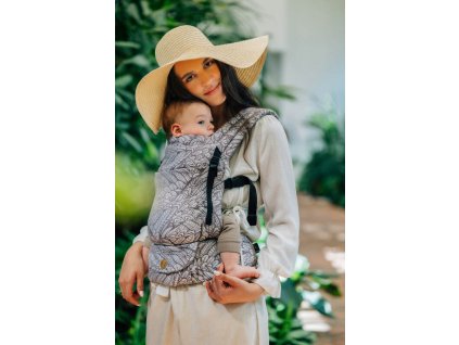 LennyLight Carrier, Standard Size, jacquard weave, 100% bambusová viskóza  - WILD SOUL - GAJUSZ