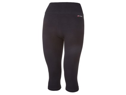 Legíny 3/4 HIGH dámské tenké Outlast® - černá (Velikost S)
